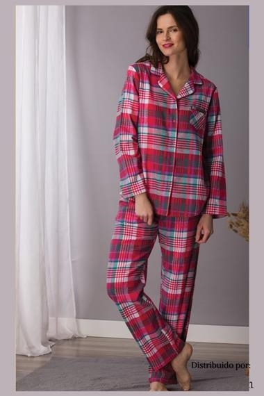 Pijama de franela | Kosailusión tienda de lencería tallas grandes, bikinis, bañadores y asesoramiento de talla 