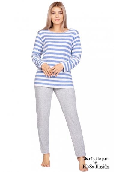 Pijama de felpa "975" | Kosailusión tienda de lencería tallas grandes, bikinis, bañadores y asesoramiento de talla 