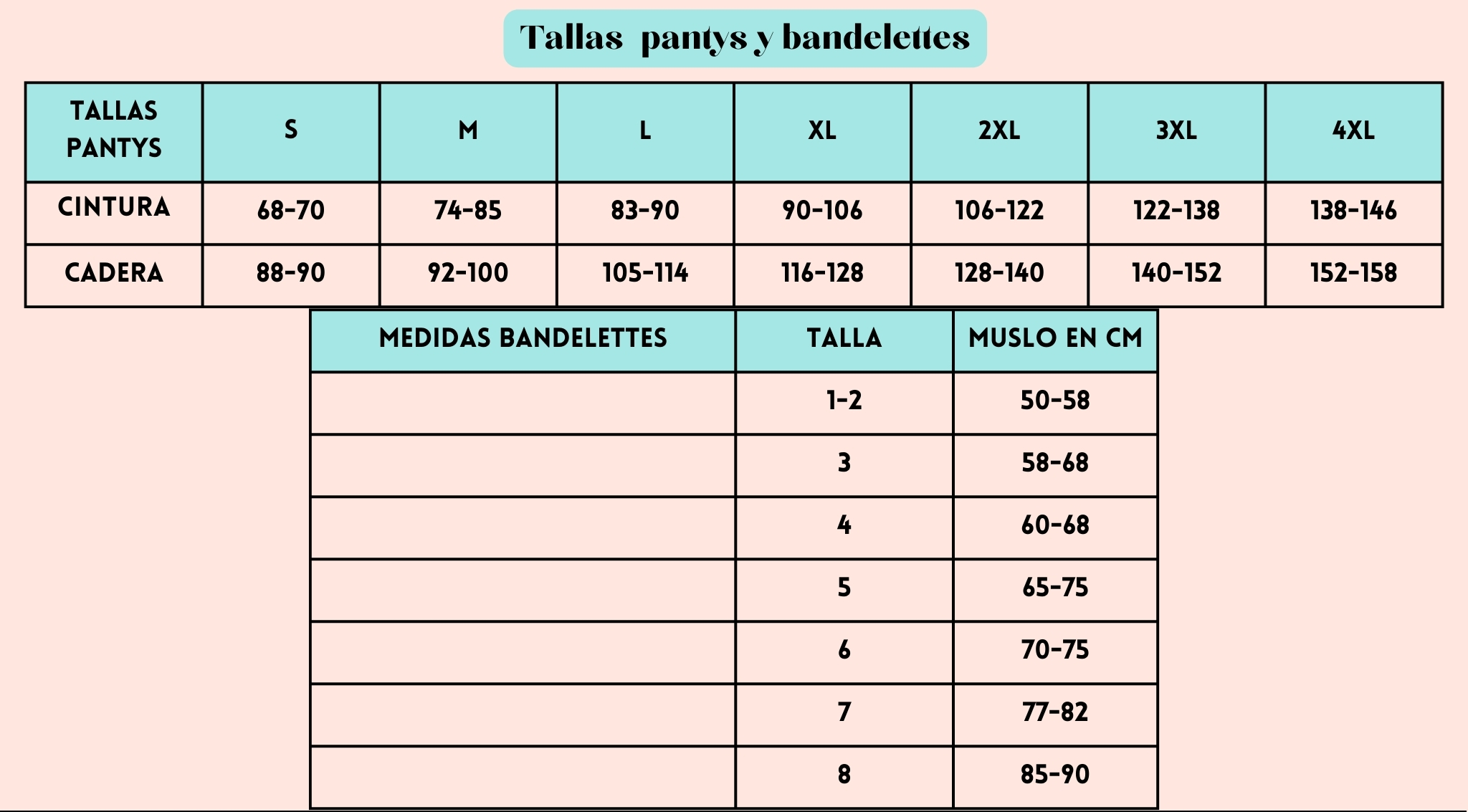 Guia de talla sujetador cheap