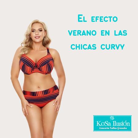 El efecto verano en las mujeres curvy | Kosailusión tienda de lencería tallas grandes, bikinis, bañadores y asesoramiento de talla 