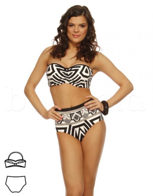 BIKINI TIPO BALCONETTE ALCOLCHADO CON BRAGA ALTA 102-578SZ MUY COMPLETO IDEAL PARA TALLAS GRANDES
