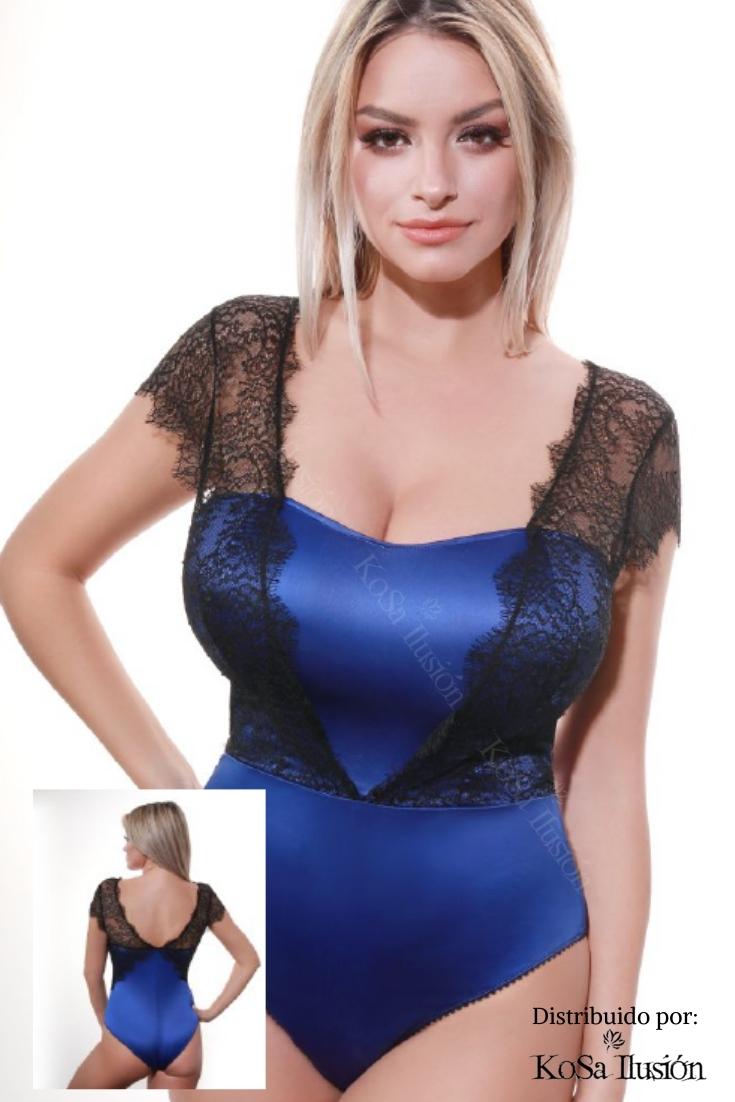 BODY DE RASO Y ENCAJE "H2210"