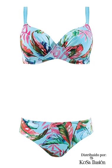 Bikini con aros "S940V20" | Kosailusión tienda de lencería tallas grandes, bikinis, bañadores y asesoramiento de talla 