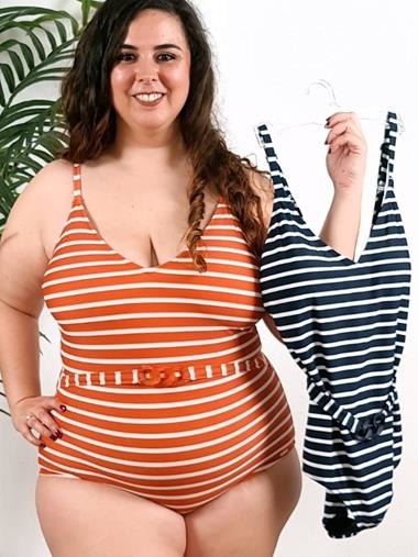 Bañador reductor "82755" | Kosailusión tienda de lencería tallas grandes, bikinis, bañadores y asesoramiento de talla 