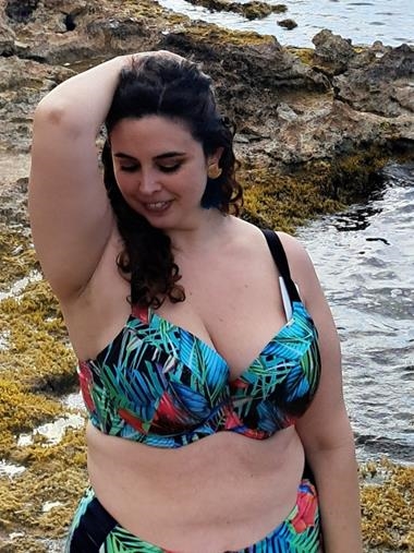 Sujetador de bikini "JUNGLE" | Kosailusión tienda de lencería tallas grandes, bikinis, bañadores y asesoramiento de talla 