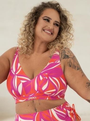 Top bikini bralette "TWIST" | Kosailusión tienda de lencería tallas grandes, bikinis, bañadores y asesoramiento de talla 