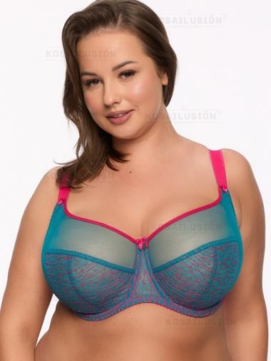 Sujetador sin relleno CINTIA | Kosailusión tienda de lencería tallas grandes, bikinis, bañadores y asesoramiento de talla 