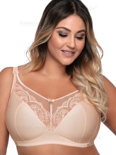 Sujetador sn aros AV1691 | Kosailusión tienda de lencería tallas grandes, bikinis, bañadores y asesoramiento de talla 