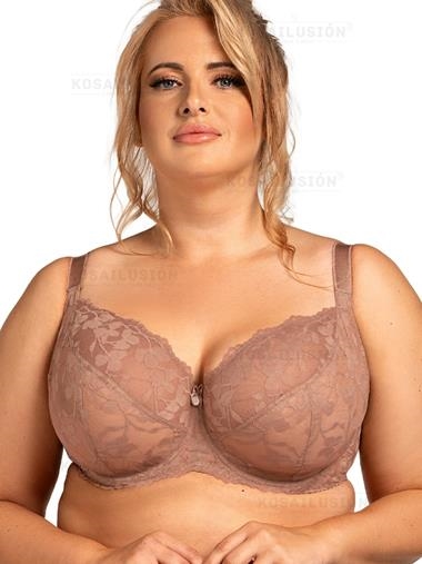 Sujetador sin relleno ANA | Kosailusión tienda de lencería tallas grandes, bikinis, bañadores y asesoramiento de talla 