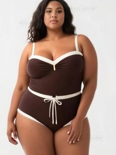 Bañador balconette y efecto cintura  | Kosailusión tienda de lencería tallas grandes, bikinis, bañadores y asesoramiento de talla 