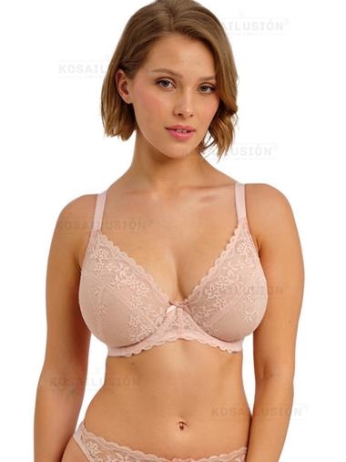 Sujetador escote profundo QUINN | Kosailusión tienda de lencería tallas grandes, bikinis, bañadores y asesoramiento de talla 