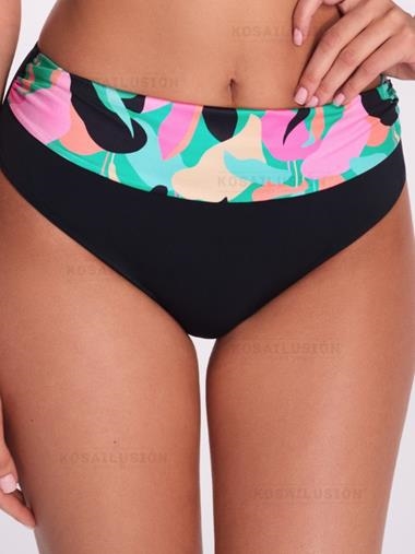 Braga de bikini alta MIDNIGHT | Kosailusión tienda de lencería tallas grandes, bikinis, bañadores y asesoramiento de talla 