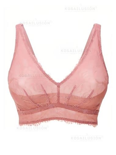 Bralette de encaje sin aros con sujeción | Kosailusión tienda de lencería tallas grandes, bikinis, bañadores y asesoramiento de talla 
