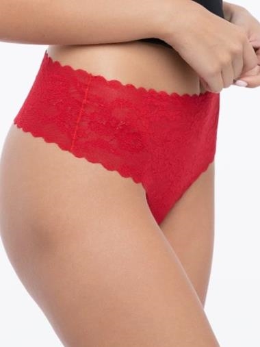 Tanga de cintura alta "BELLIE" | Kosailusión tienda de lencería tallas grandes, bikinis, bañadores y asesoramiento de talla 