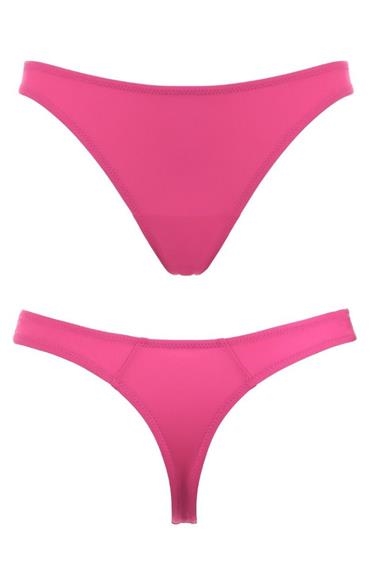Tanga de lycra fucsia "D2261" | Kosailusión tienda de lencería tallas grandes, bikinis, bañadores y asesoramiento de talla 