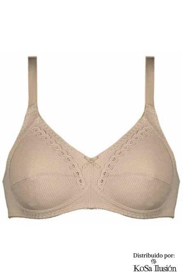 Sujetador sin aros de algodón "86545" | Kosailusión tienda de lencería tallas grandes, bikinis, bañadores y asesoramiento de talla 