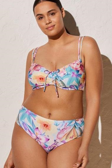 Conjunto de bikini con aros  "82305" | Kosailusión tienda de lencería tallas grandes, bikinis, bañadores y asesoramiento de talla 